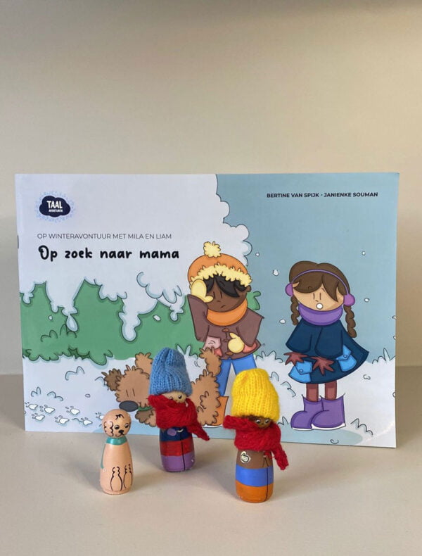 Sensorische box winter + boekje + bundels + audioversies + vertalingen + lege achtergronden + speeltray - Afbeelding 4